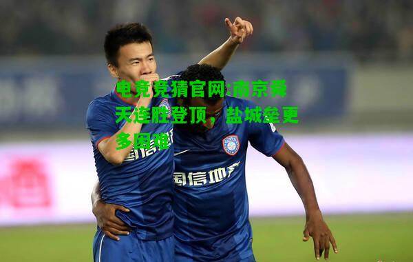 电竞竞猜官网:南京舜天连胜登顶，盐城垒更多困难